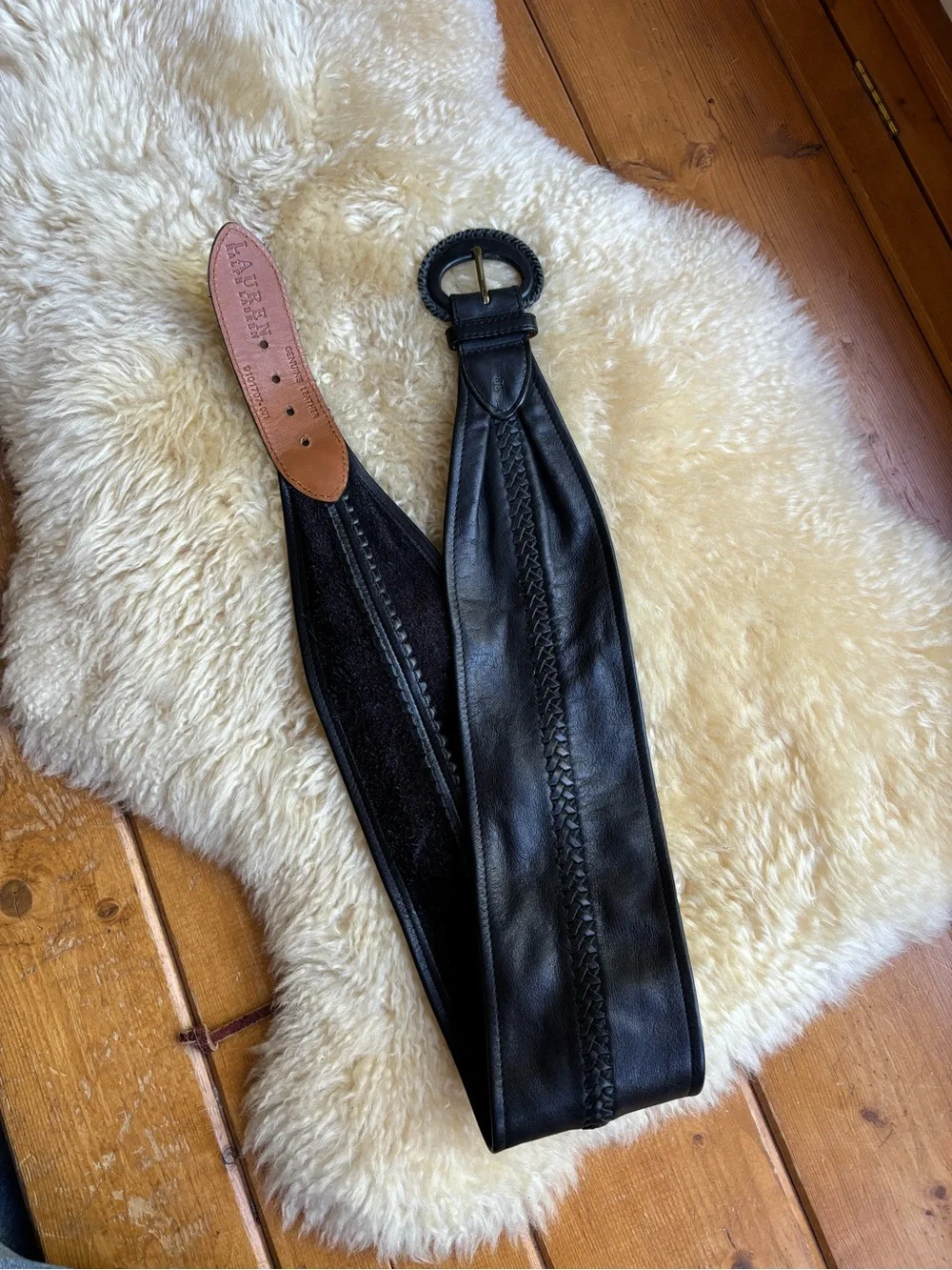 Vintage Ralph Lauren Leather Belt